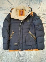 Зимова чоловіча куртка на овчині фірми ZA KA розмір 50